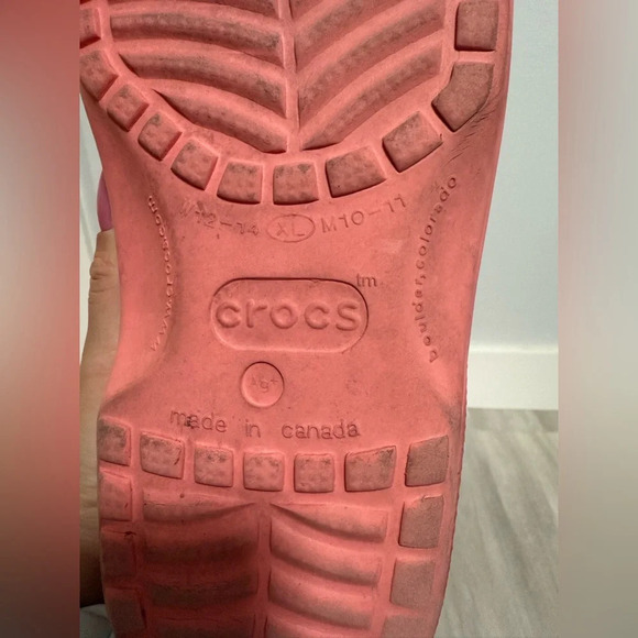 Crocs Classic Clogs Shoes W 12-14, M 10 Slingback Casual Comfort Rubber Slip On - Picture 6 of 7